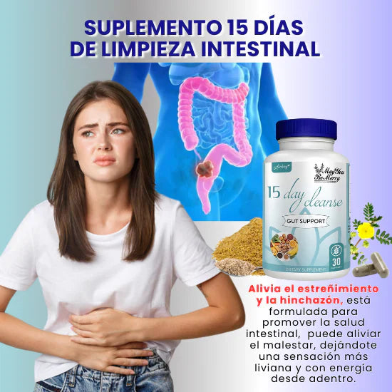 Day Cleanse-Limpieza de 15 Dias™ ✅(60 cápsulas, tratamiento completo) +ENVÍO GRATIS